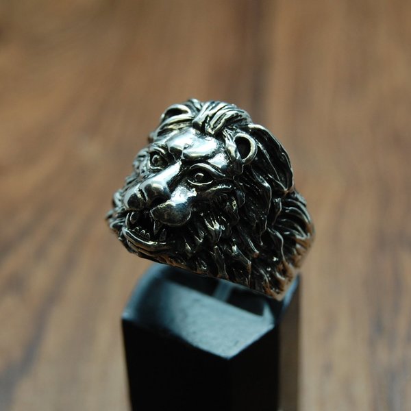 Löwenring Silber